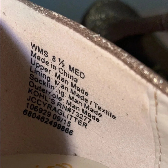 Juicy Couture Gold Heels with Stiletto and Pointed Toe - Picture 10 of 10